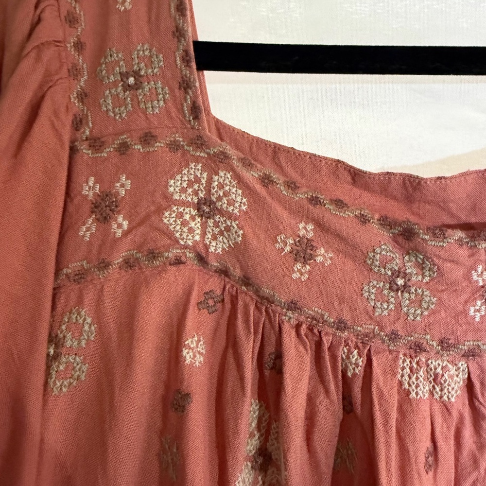 Torrid Embroidered Button-Down Blouse - image 3